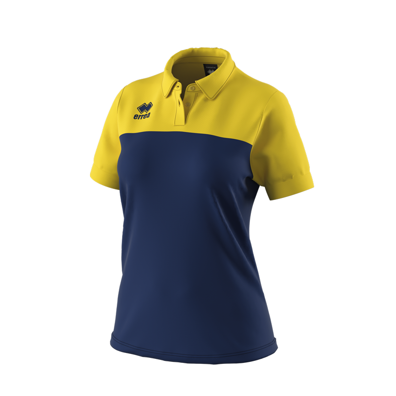 Errea Bonnie Polo Shirt (Navy/Yellow)