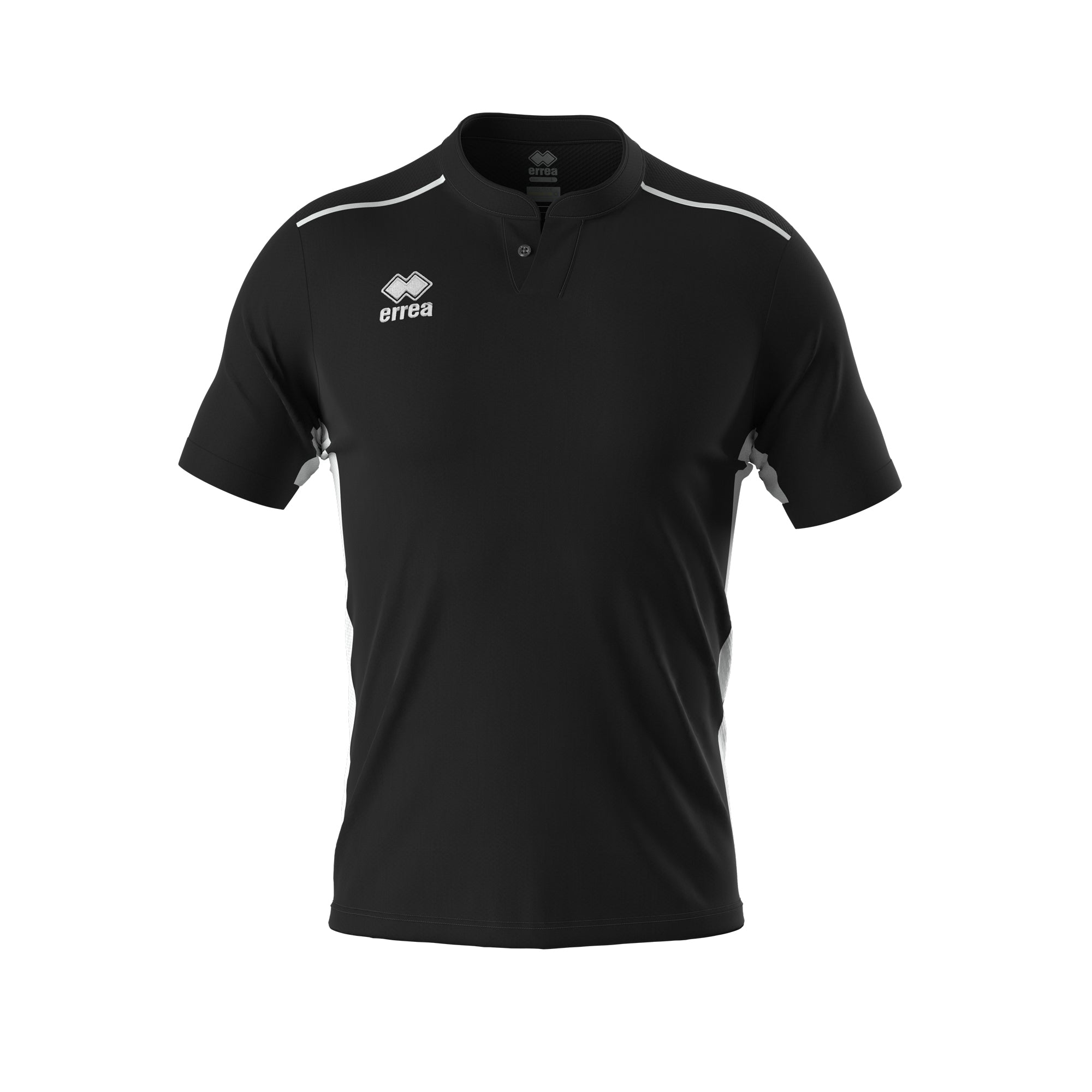 Errea Hector Short Sleeve Shirt (Black/White)