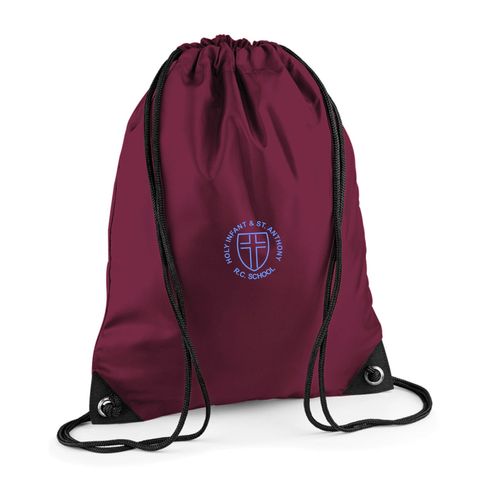 Holy Infants School Gym Sac (Burgundy)