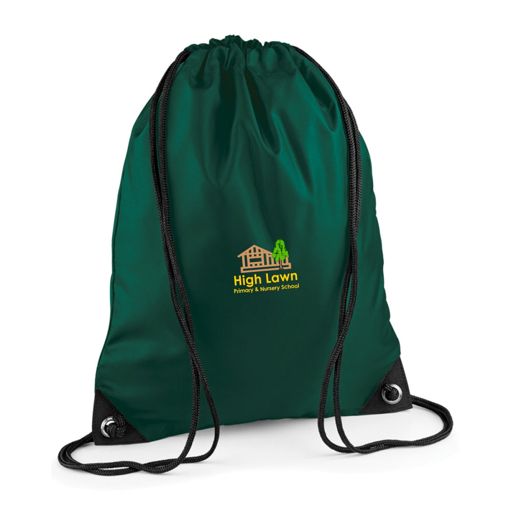 High Lawn School Gym Sac (Bottle Green)