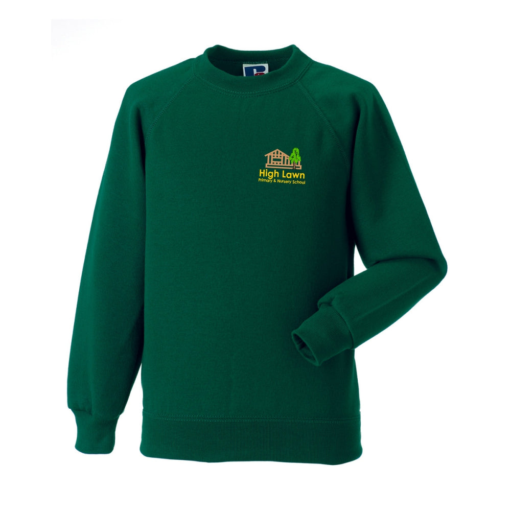 High Lawn School Sweatshirt (Bottle Green)