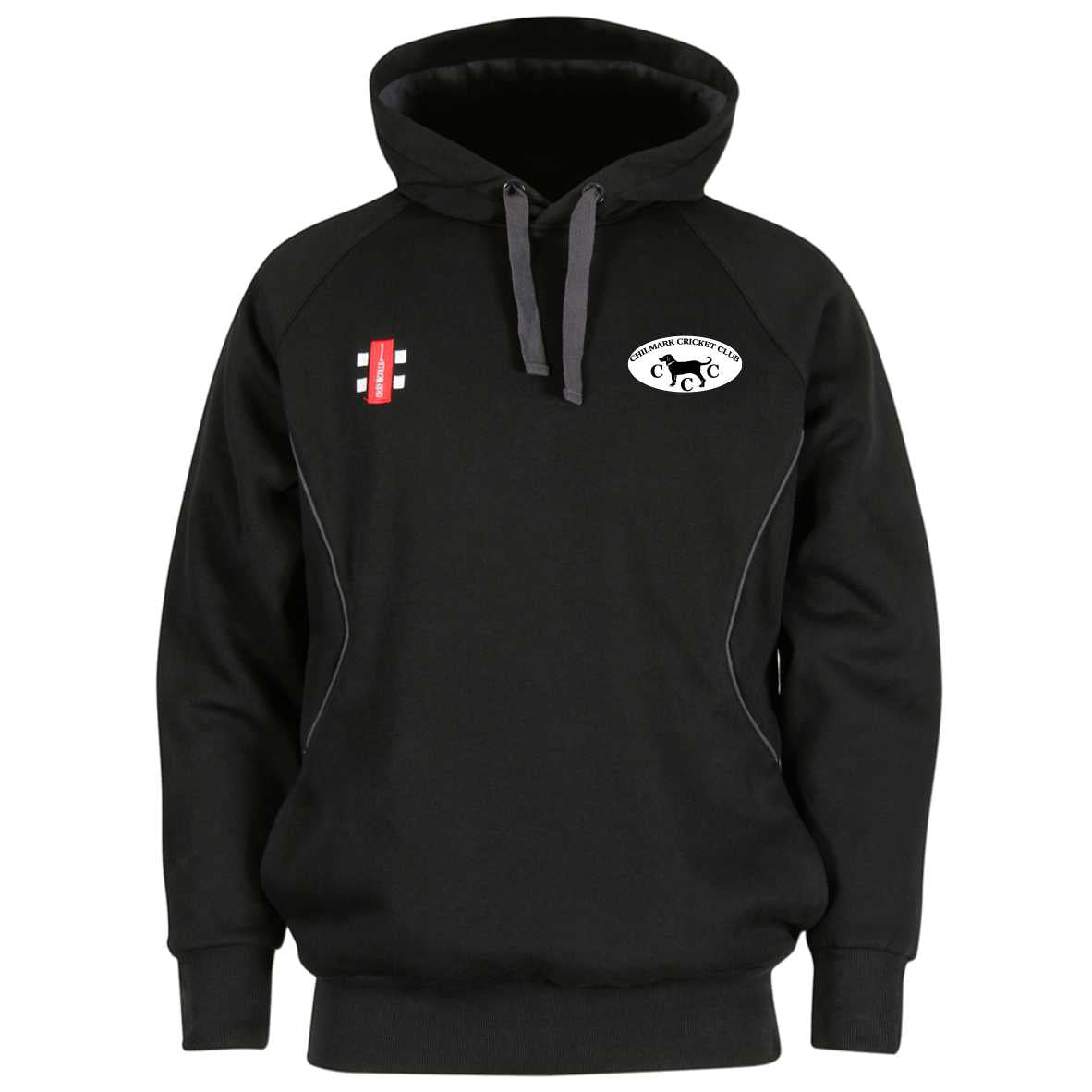 Chilmark CC Gray Nicolls Storm Hooded Top (Black)