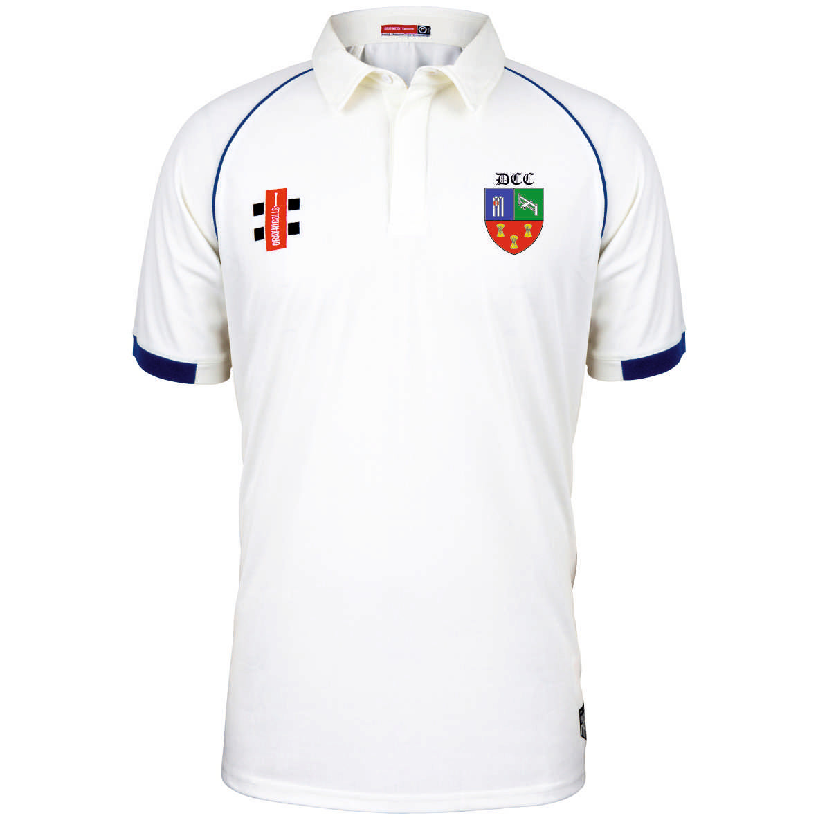 Davenham CC JUNIOR Gray Nicolls Matrix V2 SS Shirt (Ivory/Navy)