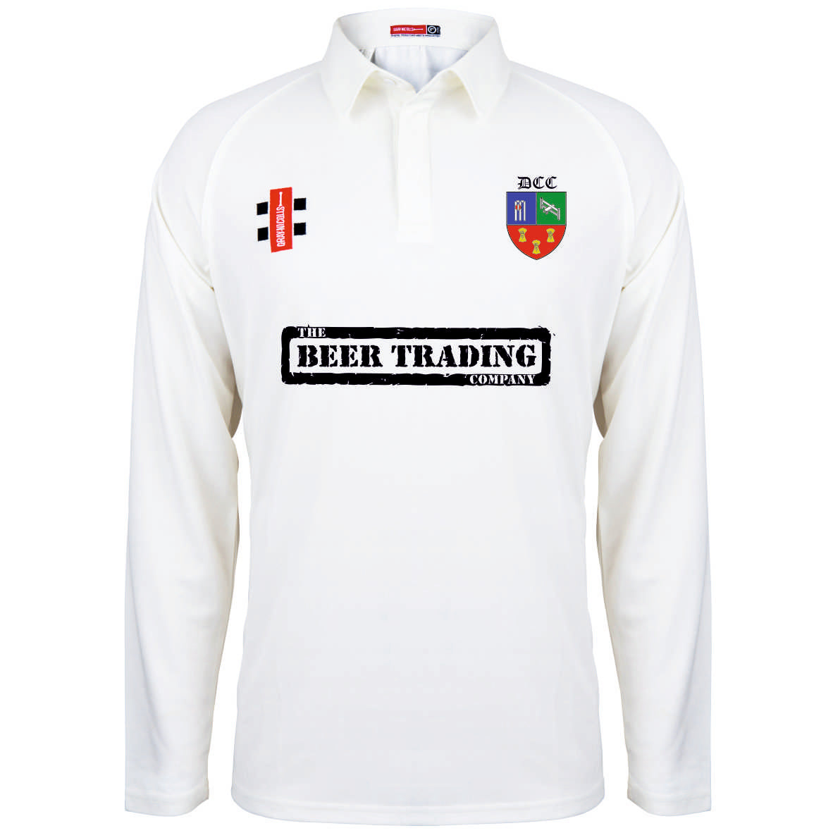 Davenham CC SENIOR Gray Nicolls Matrix V2 LS Shirt (Ivory)