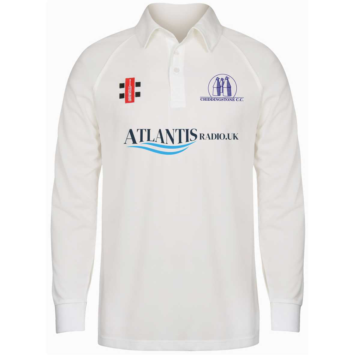 Chiddingstone CC Matrix V2 LS Junior Shirt (Ivory)