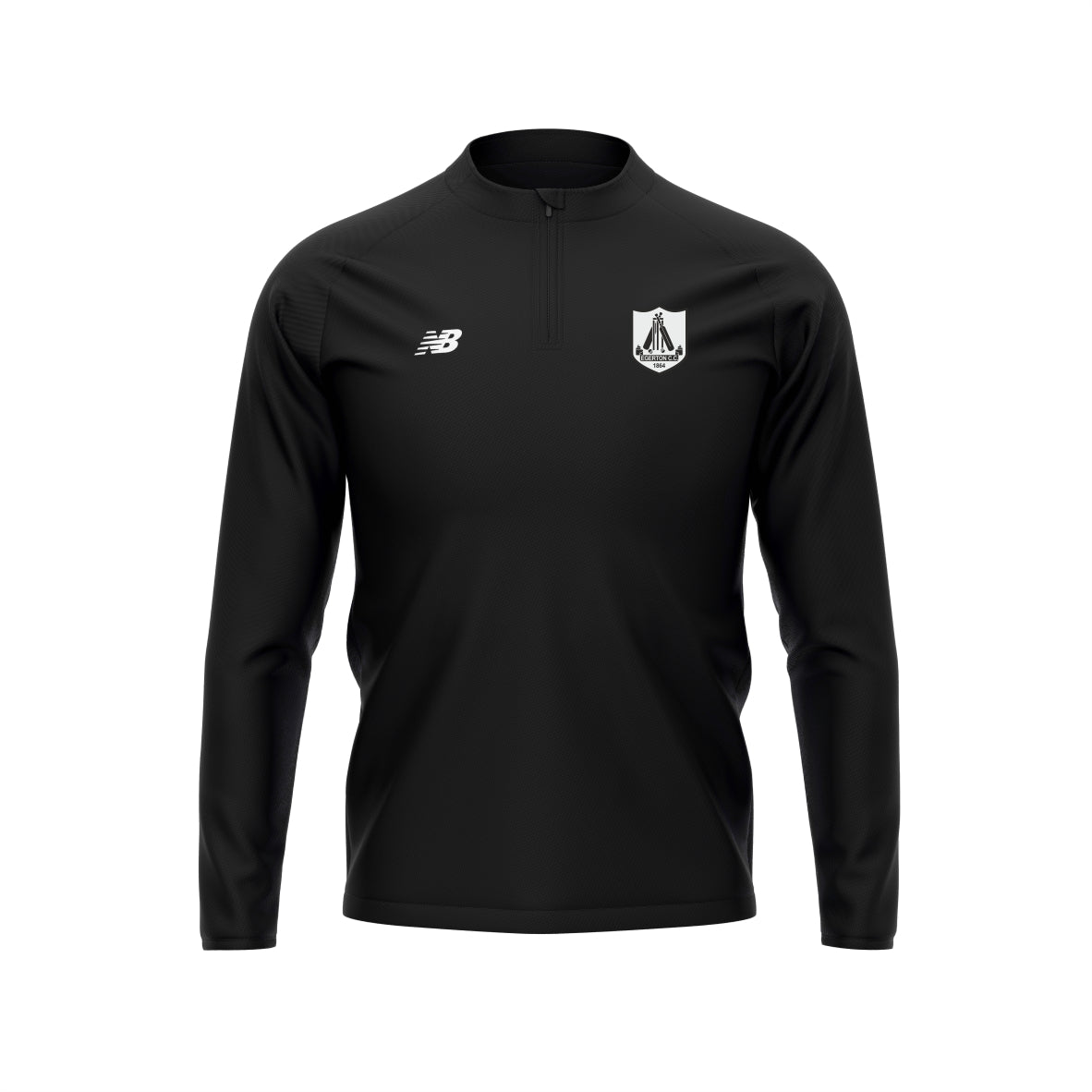 Egerton CC New Balance Training 1/4 Zip Midlayer (Black)