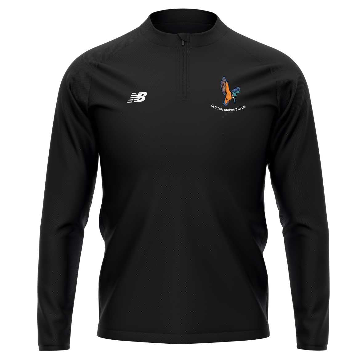 Clifton CC New Balance Training 1/4 Zip Midlayer (Black)