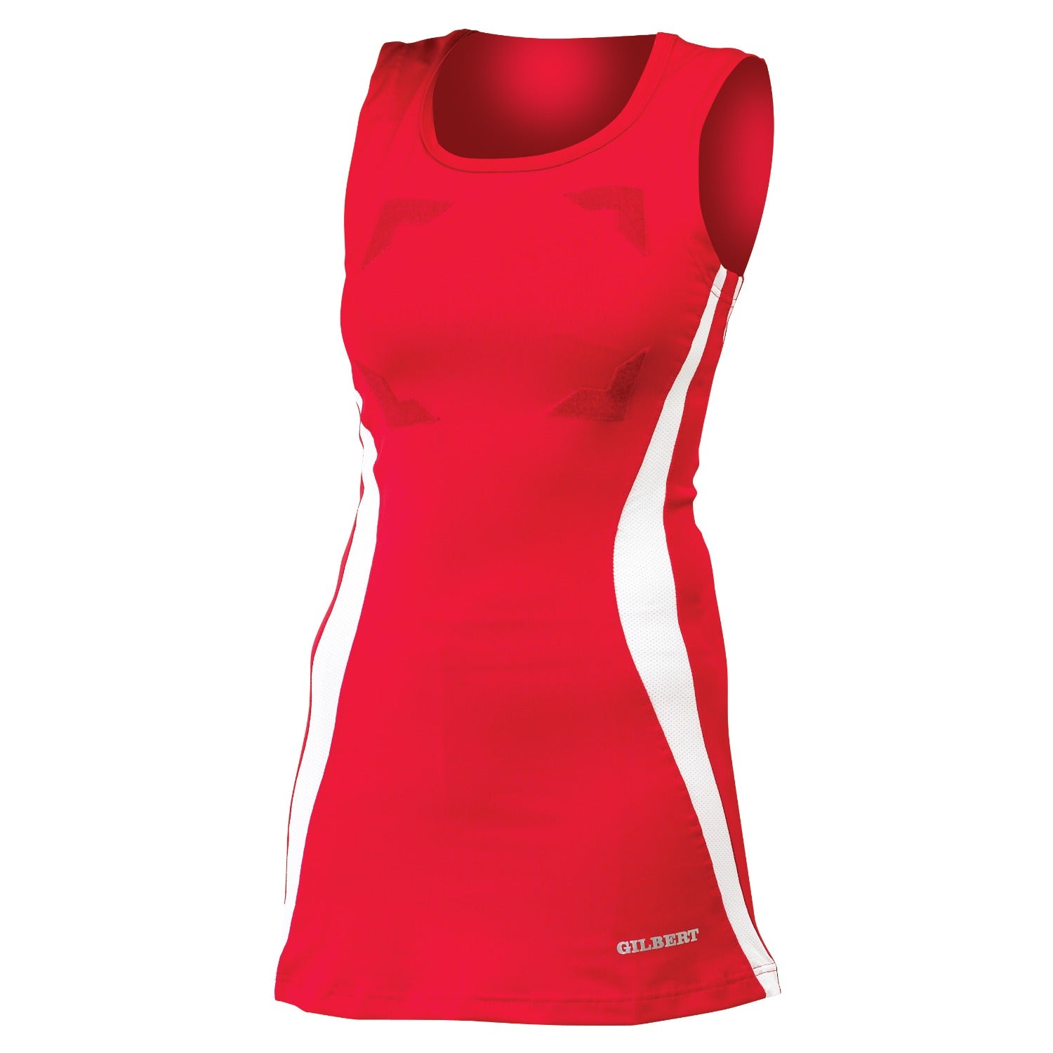 Gilbert Eclipse II Netball Dress (Red/White)