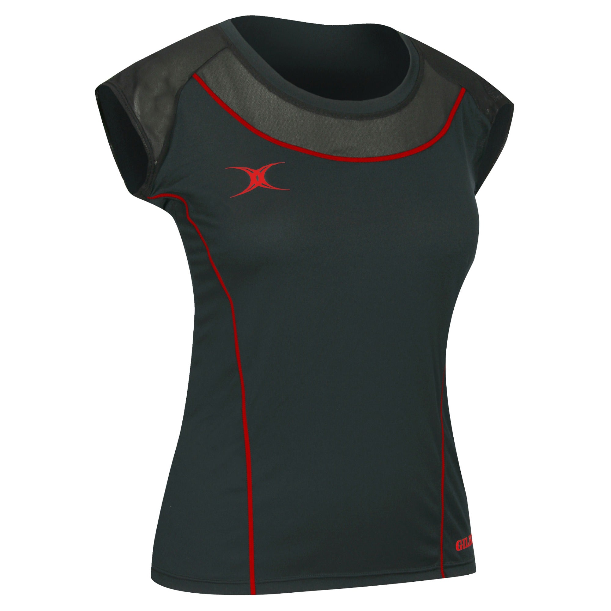 Gilbert Vixen Training Top (Black/Red)