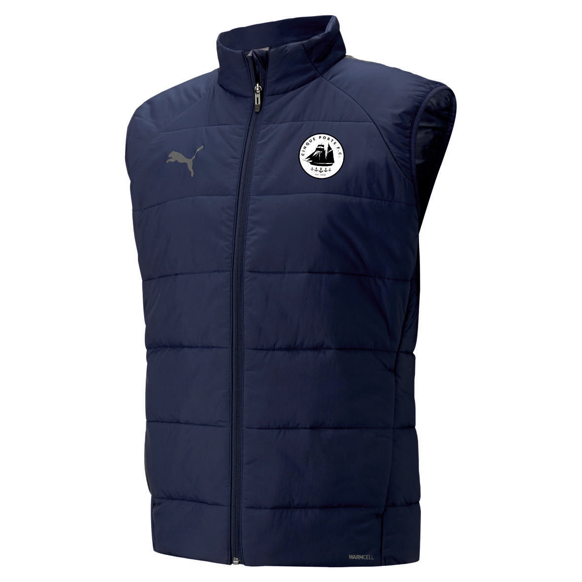 Cinque Ports FC Puma teamLIGA Vest Jacket – Peacoat