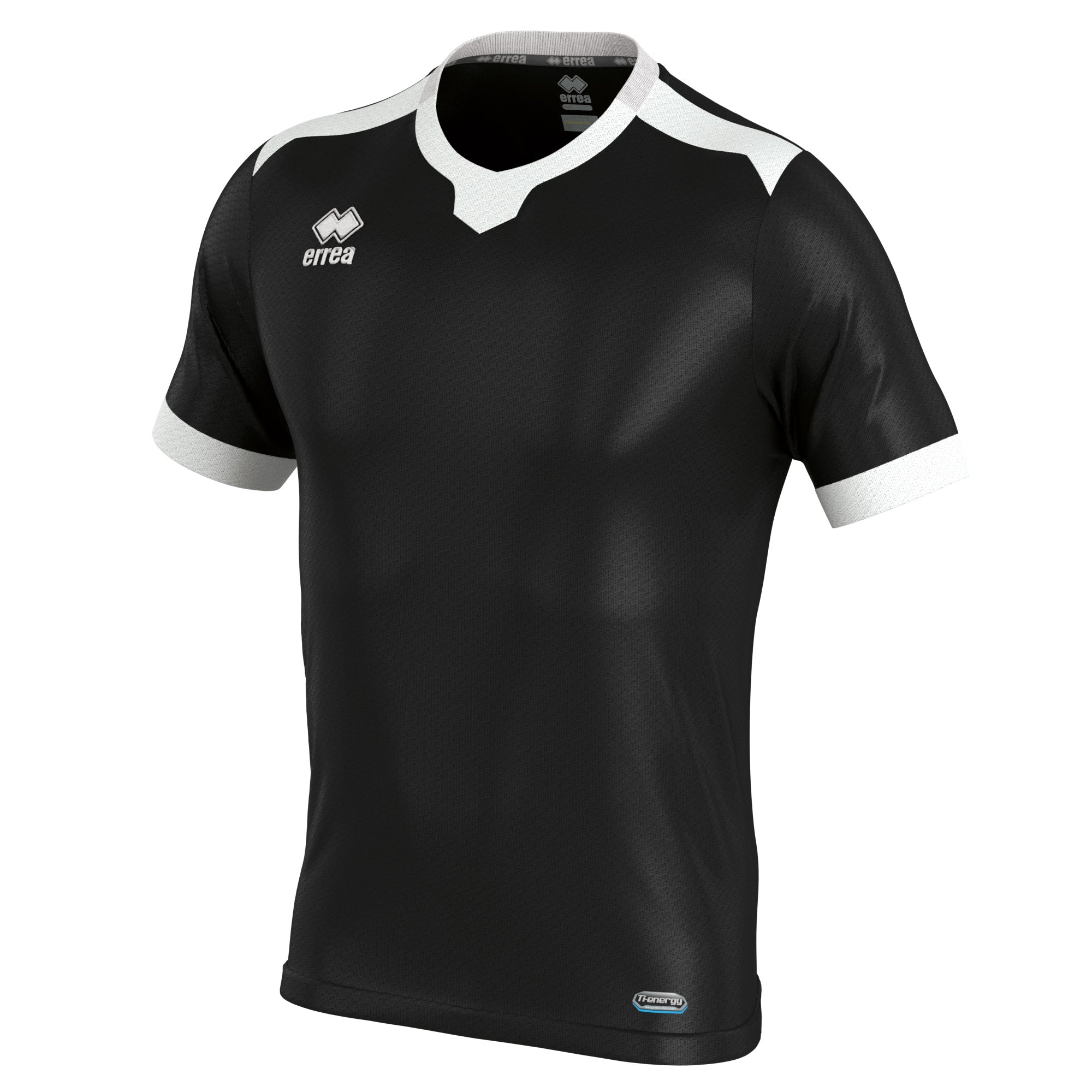 Errea Ti-MOTHY Short Sleeve Shirt (Black/White)