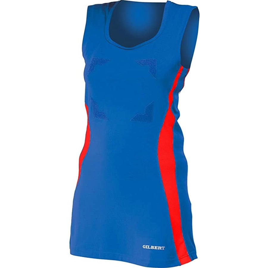 Gilbert Eclipse II Netball Dress (Royal/Red)