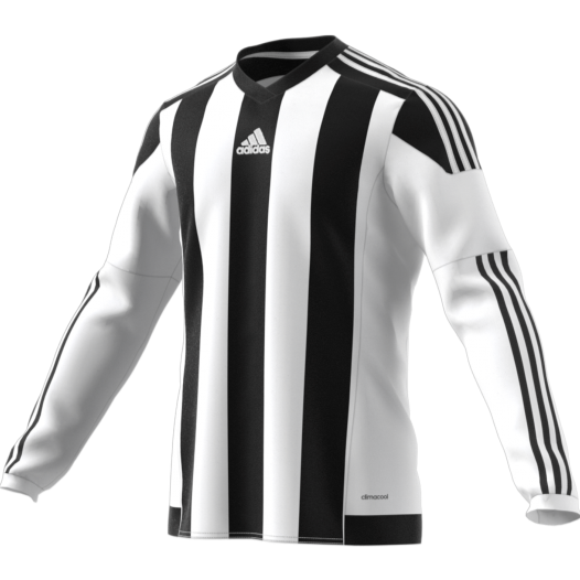 Adidas Striped 15 LS Shirt (White/Black)