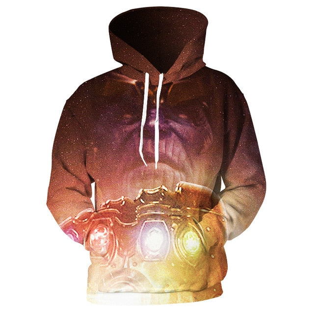 thanos 3d hoodie