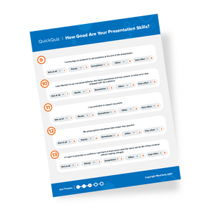 quiz about presentation skills