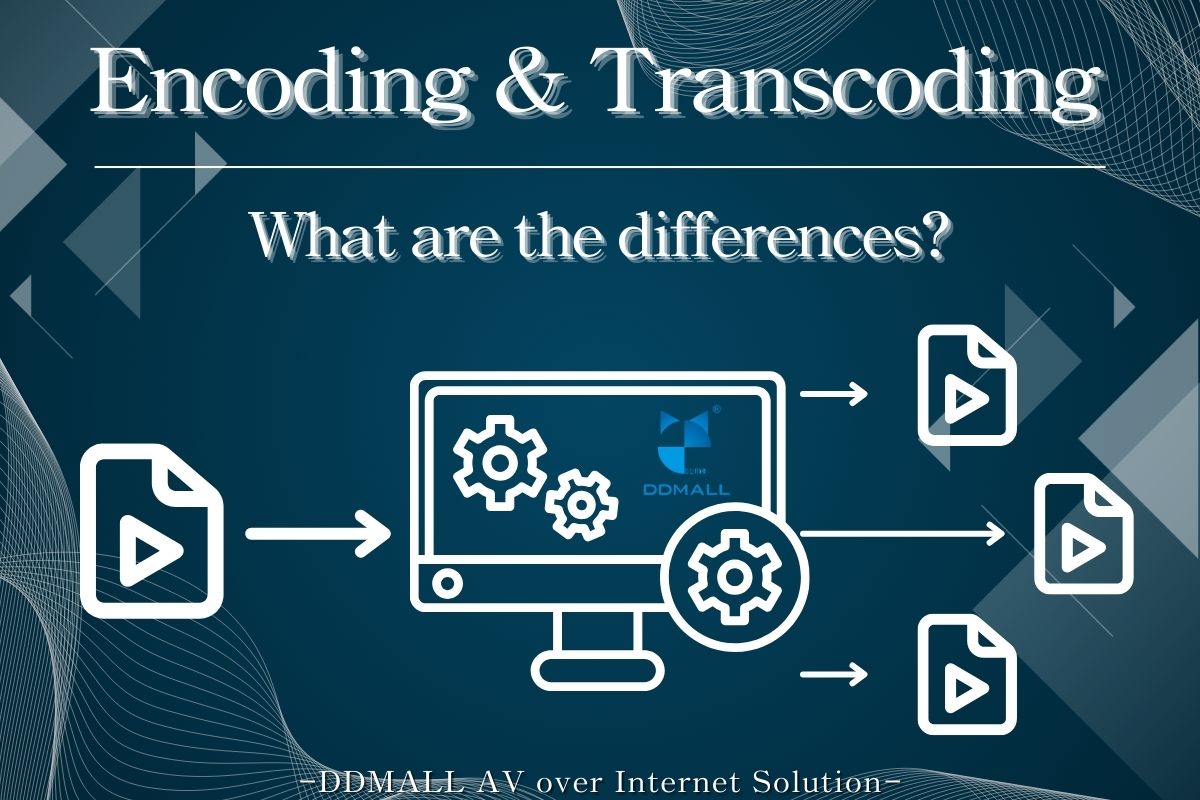 Key differences between encoding and transcoding include purpose, process, modifications, content, compatibility, file size, and quality