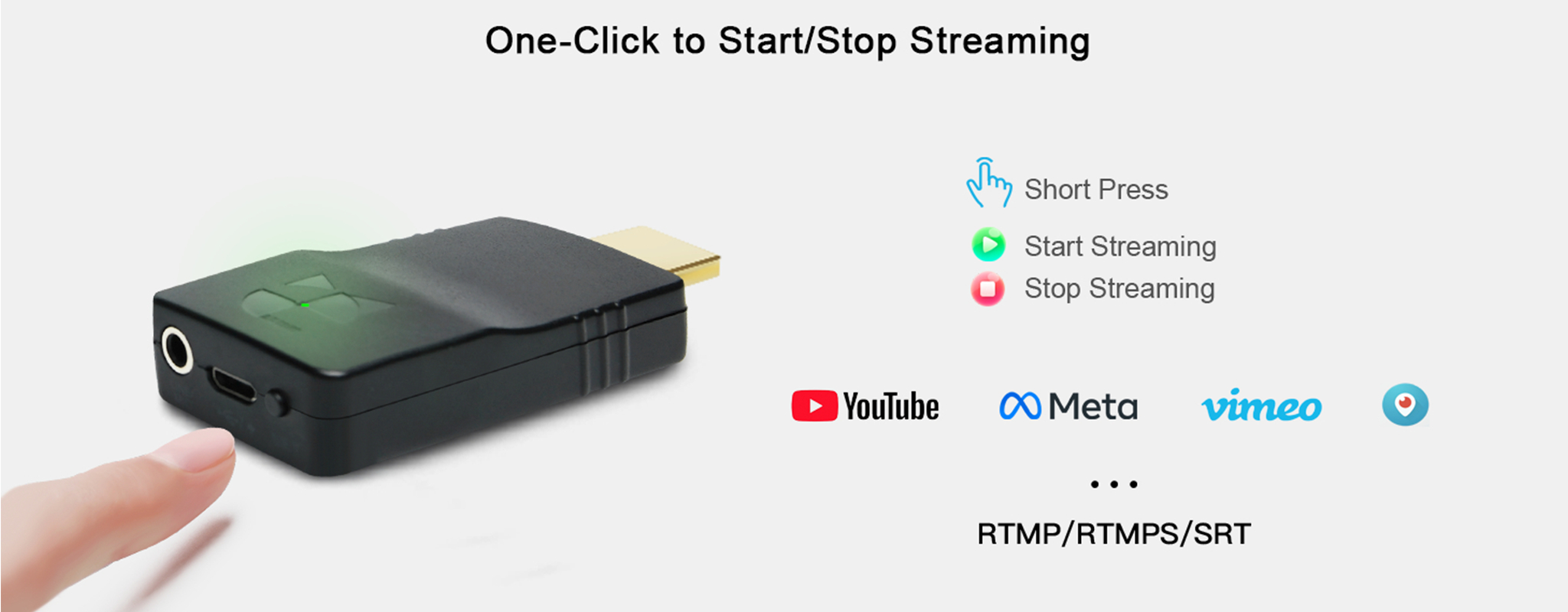 one click to open encoder- live streaming -DDMALL