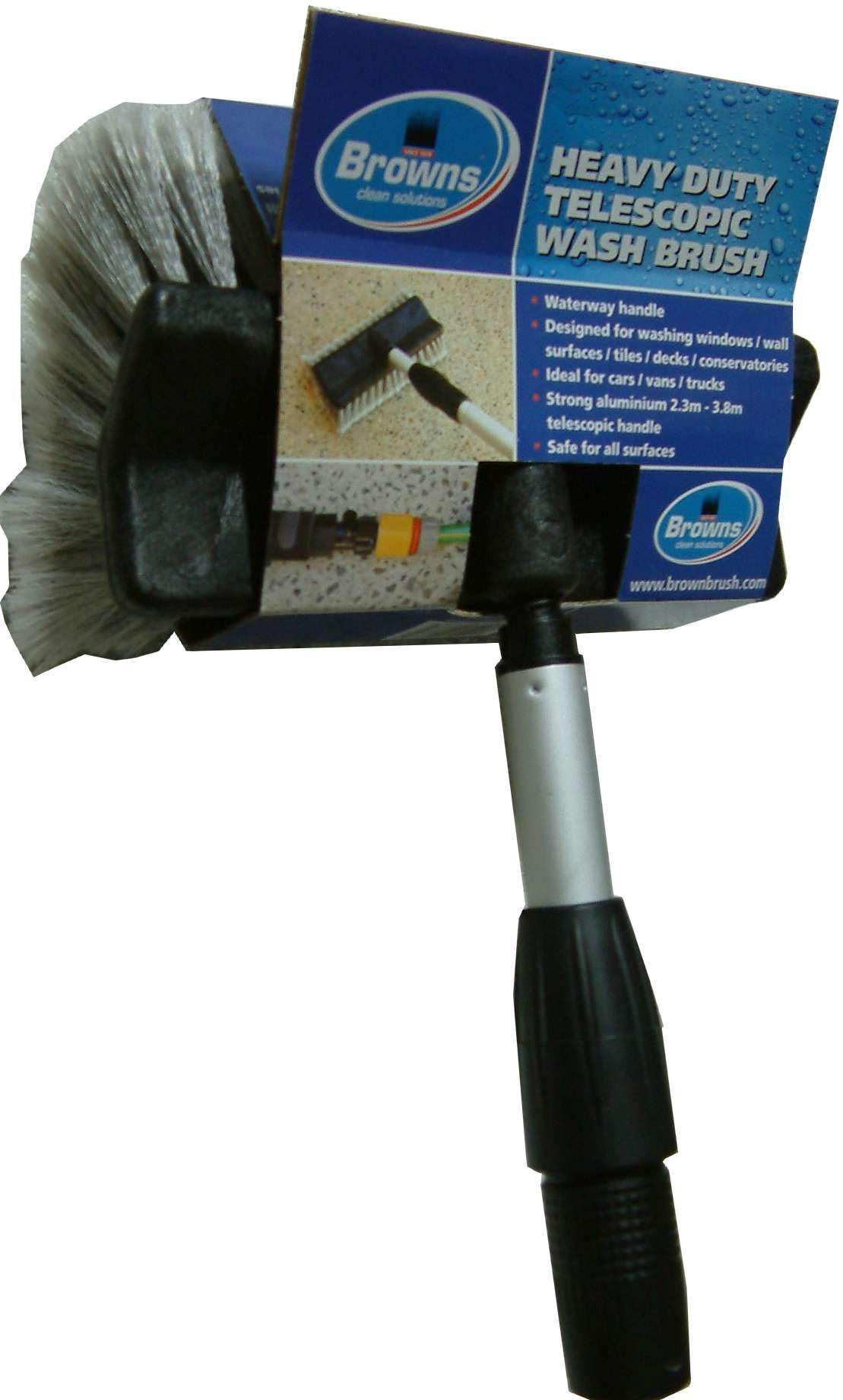 Window Cleaner Squeegee with 1m Extendable Handle Redback