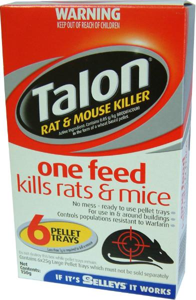 Talon Rat & Mice Killer 6 x 25g