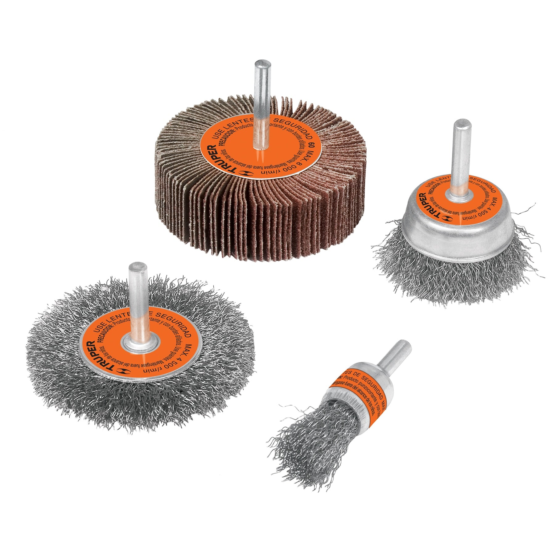 Wire Cup Brush Twisted with 14mm Nut 75mm Truper