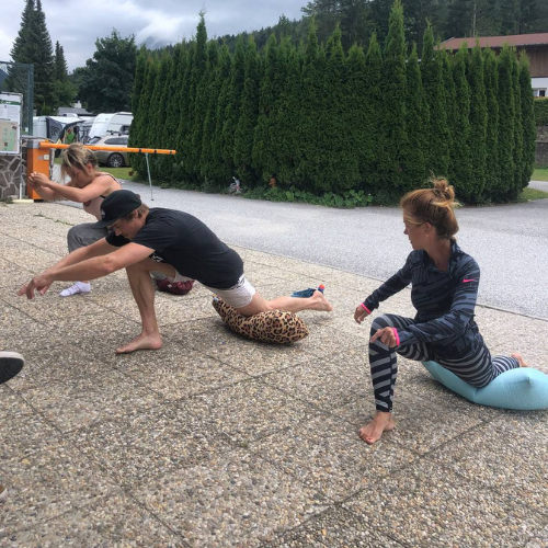 Yoga in der Gruppe