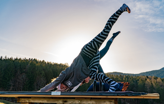 Yogaworkout Sabrina und Tina