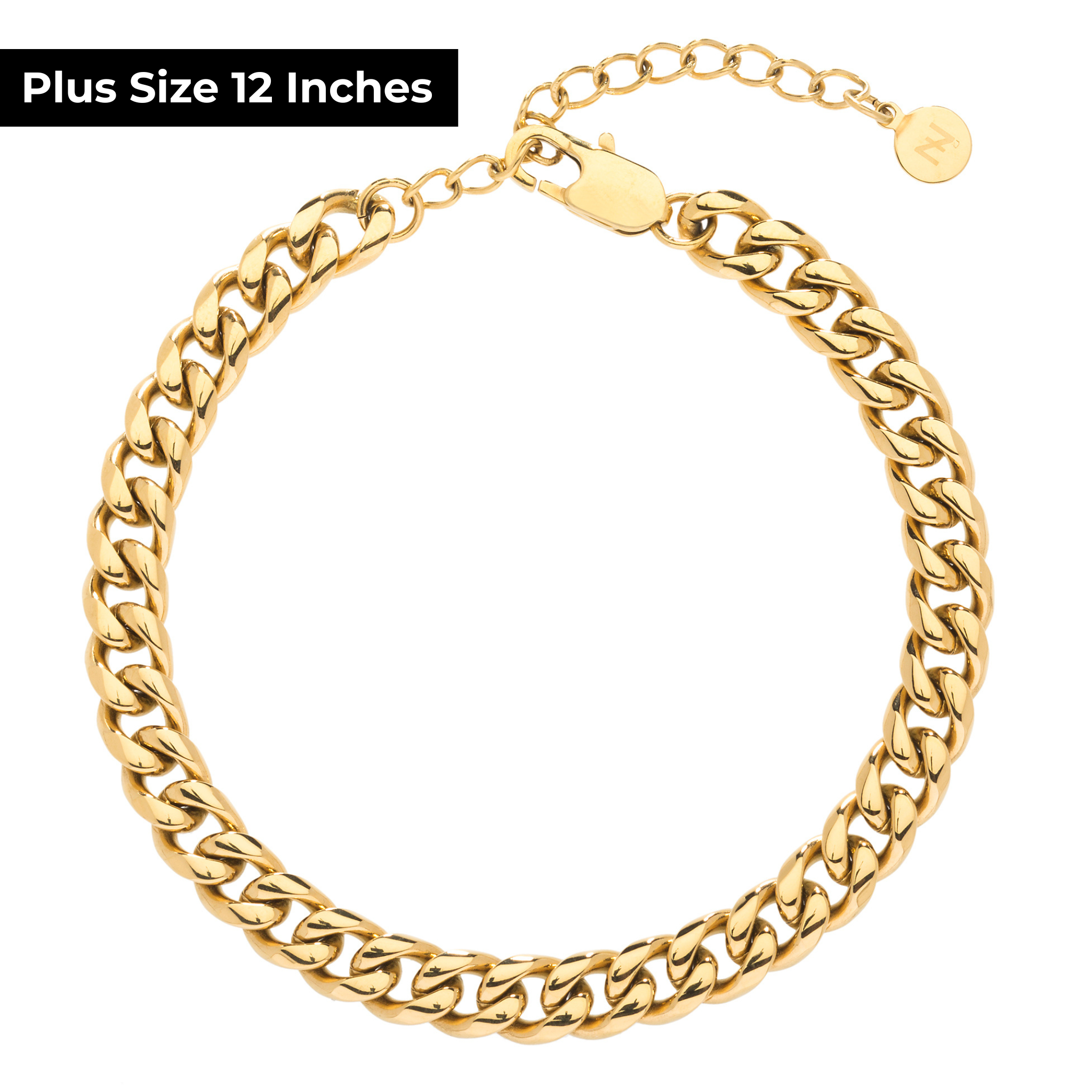 Plus Size Anklet 12 inches - ZAYAH product image