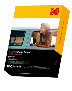 200g Kodak Glossy Photo Paper, 8.5 x 11, 50/Pack (9891-182) – Paper and  Supply