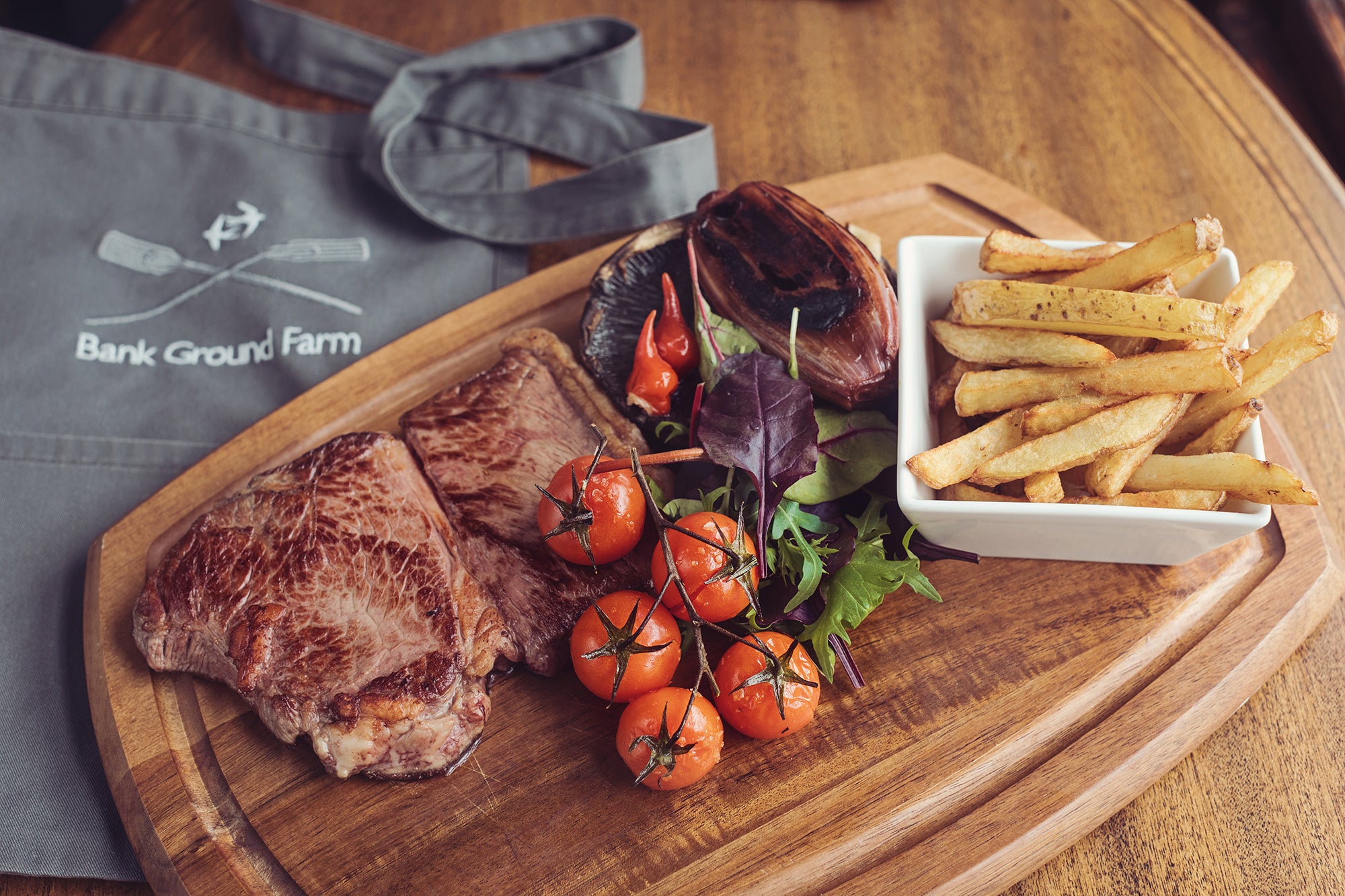 Steak and chips