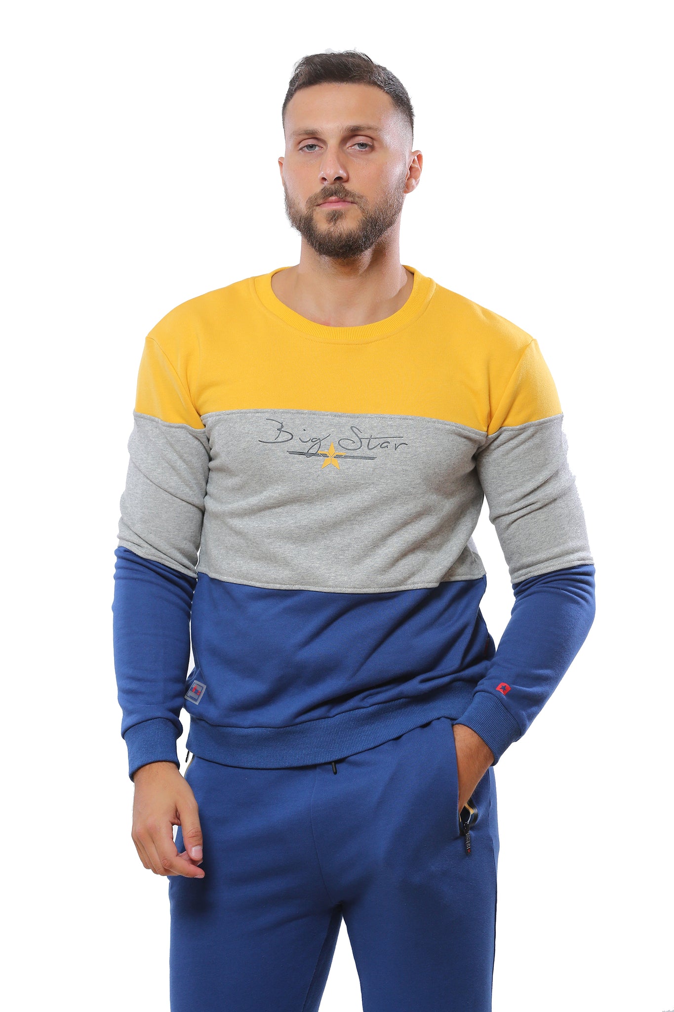 FCRB BOA FLEECE BIG STAR CREWNECK TOP-