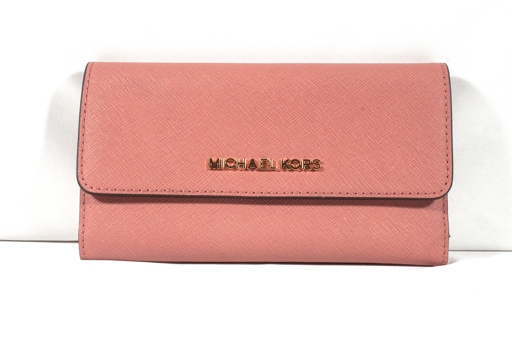 michael kors rose pink wallet