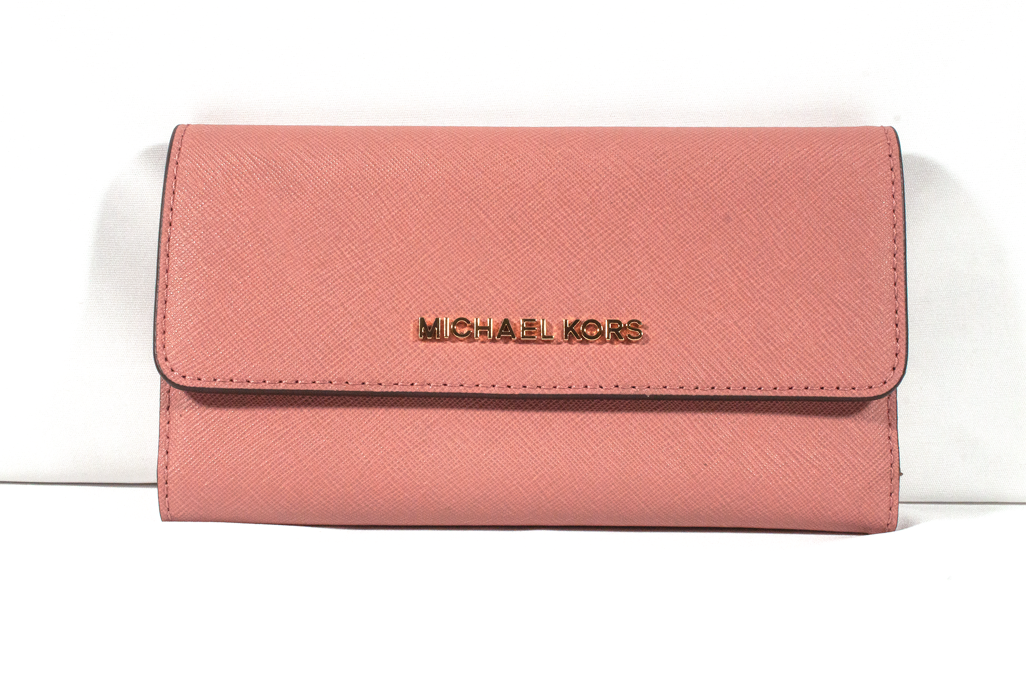 michael kors jet set travel wallet pink