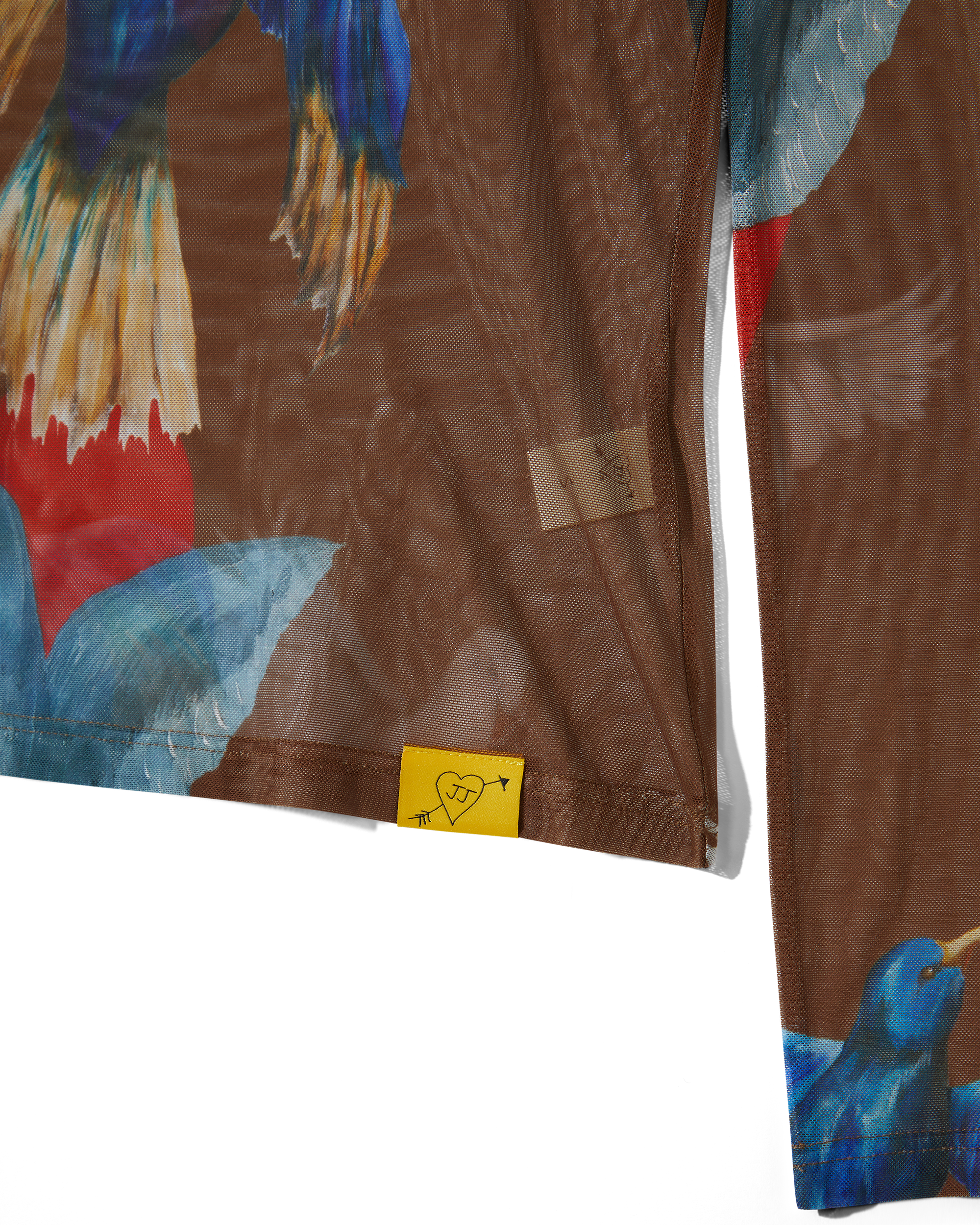 BROWN MESH LONG SLEEVE from Juliet Johnstone