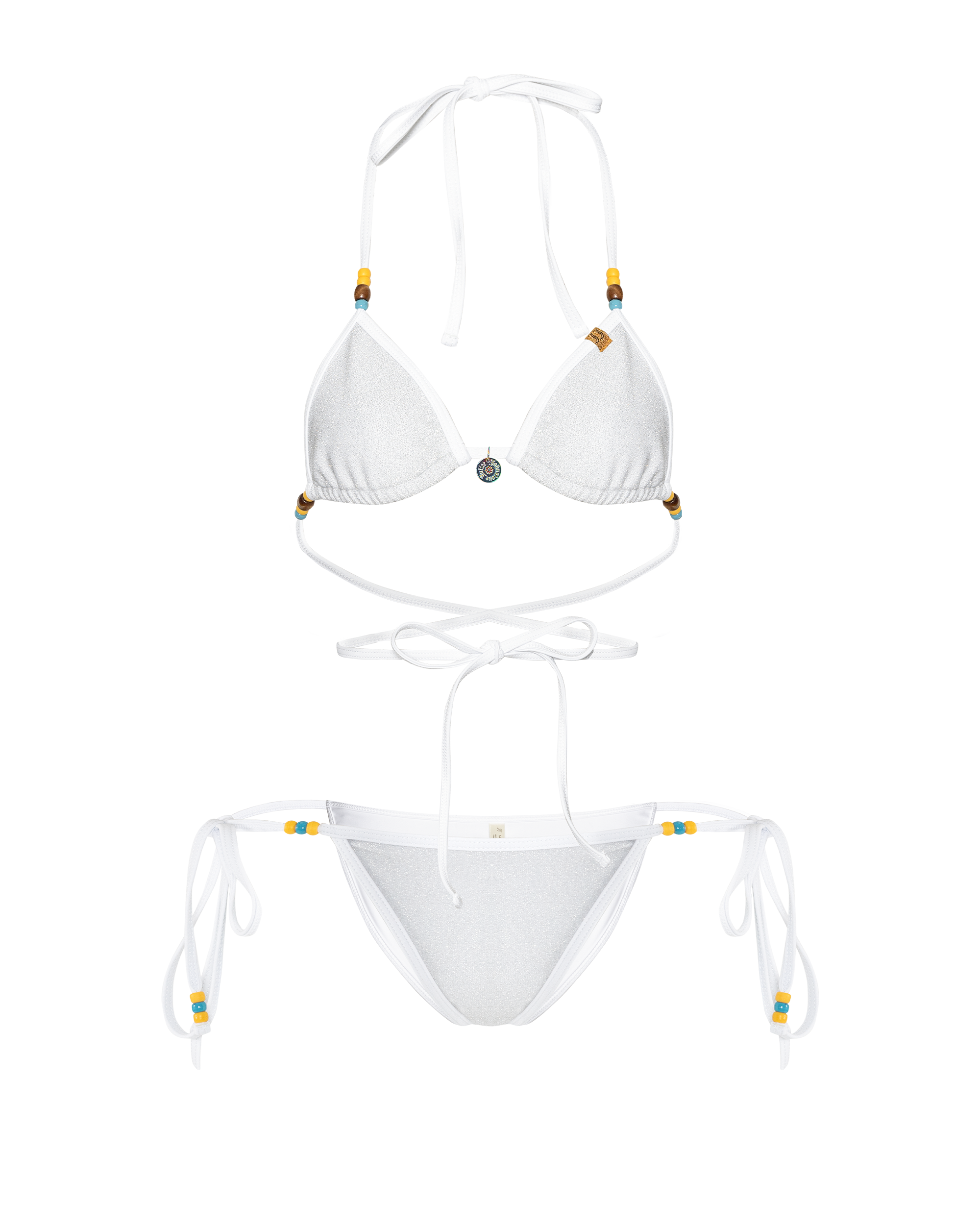 SPARKLE SNOW STRING BIKINI