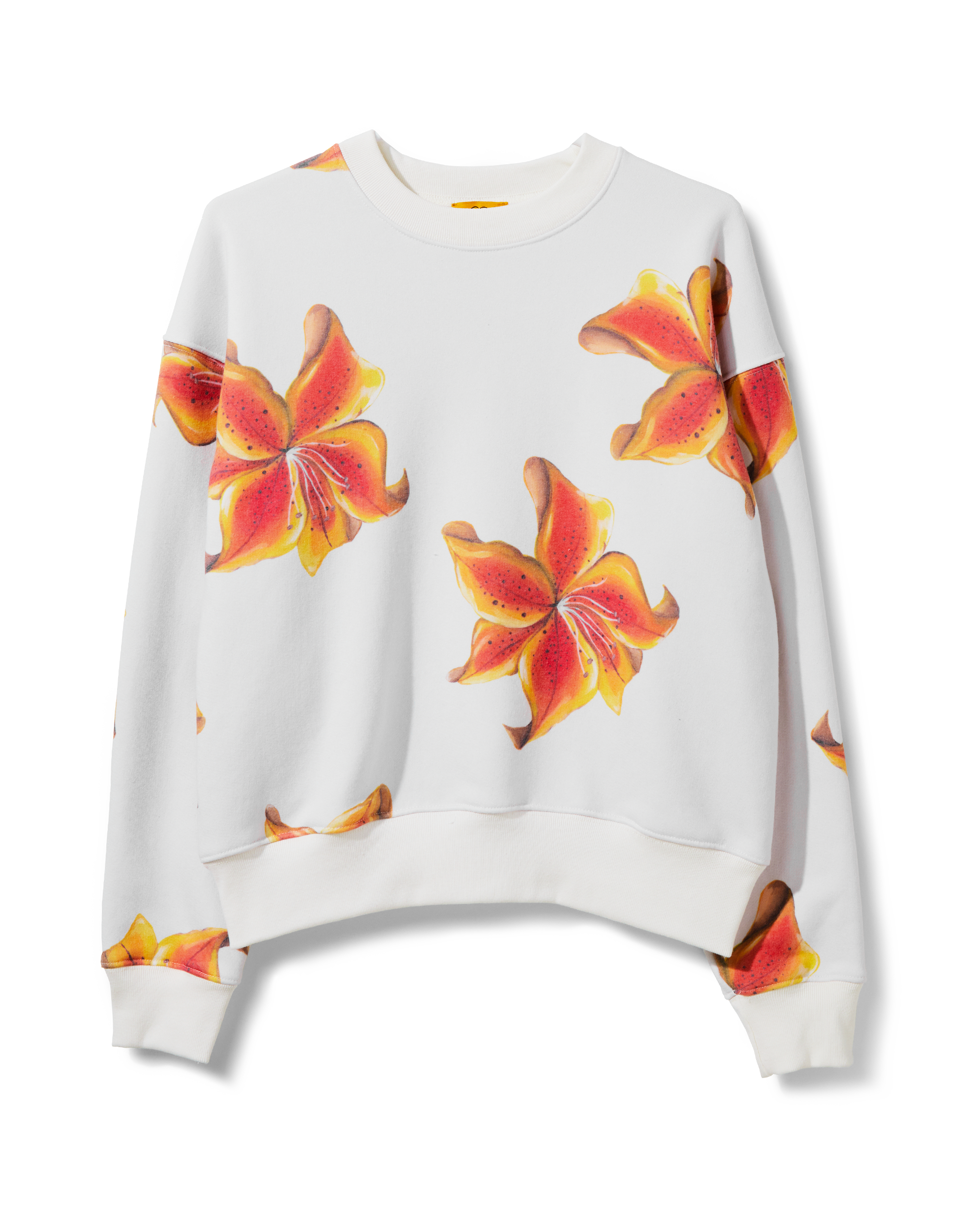 TIGER LILY CREWNECK from Juliet Johnstone