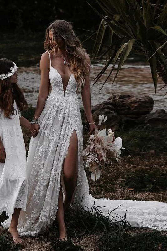 white lace beach dresses