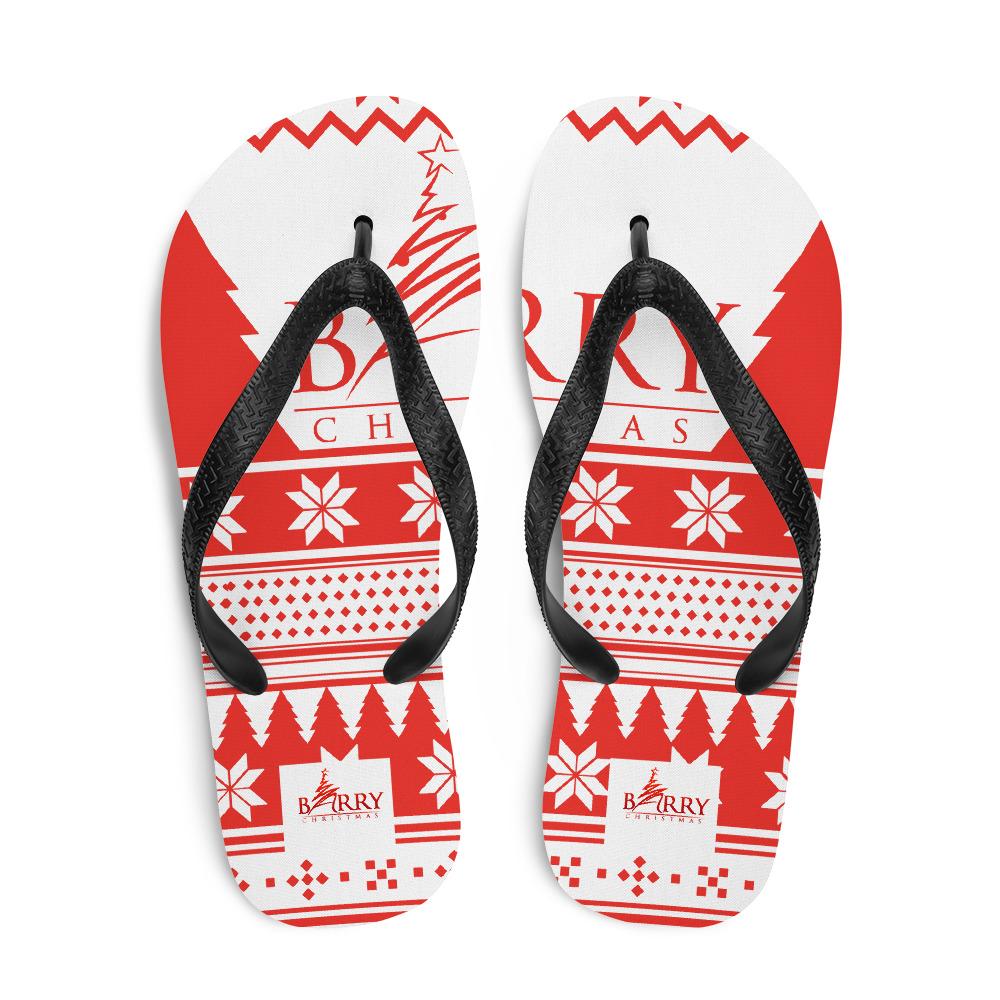 christmas flip flops