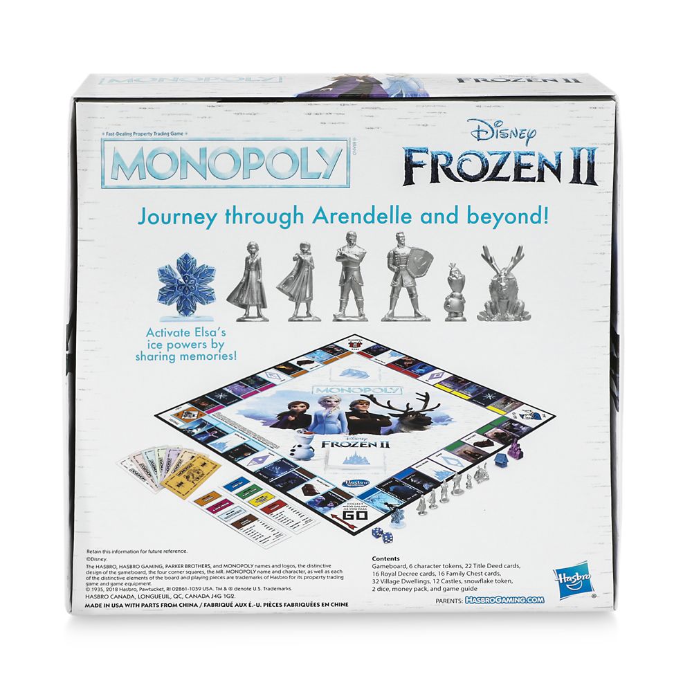 disney frozen 2 monopoly