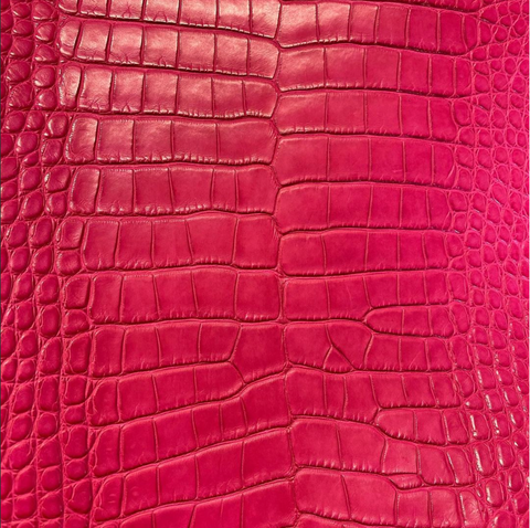 matte crocodile leather color