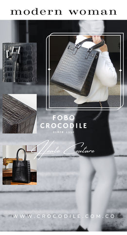 Pour les occasions formelles, comme les réunions d’affaires ou les événements importants, choisir un sac à main en cuir de crocodile classique et élégant est idéal. Associez-le à un costume ajusté ou une jupe pour un look professionnel et élégant. Choisissez un sac dans un ton neutre, comme le noir ou le gris, pour se coordonner parfaitement avec des tenues de différentes couleurs.