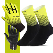 1Pair Full Finger Cycling Gloves With 1Pair Cycling Socks Bikewest.com 
