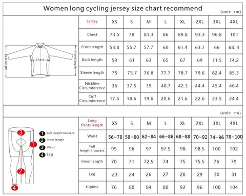 Women Cycling Jersey Mtb Set