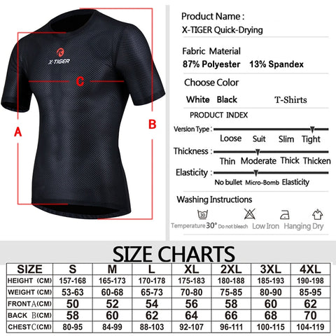 Pro Cycling Base Layers Bike Short Sleeve Shirt