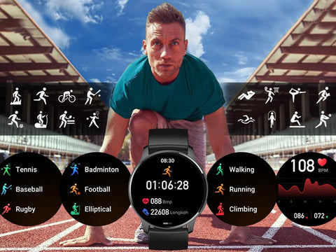 Sports watch tracks your progress in real time