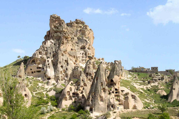 view-of-uchisar-fortress-cappadocia-turkey