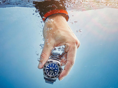 Waterproof watches withstand immersion to a certain depth
