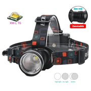 3-mode zoom LED headlamp for cycling and hiking Bikewest.com 
