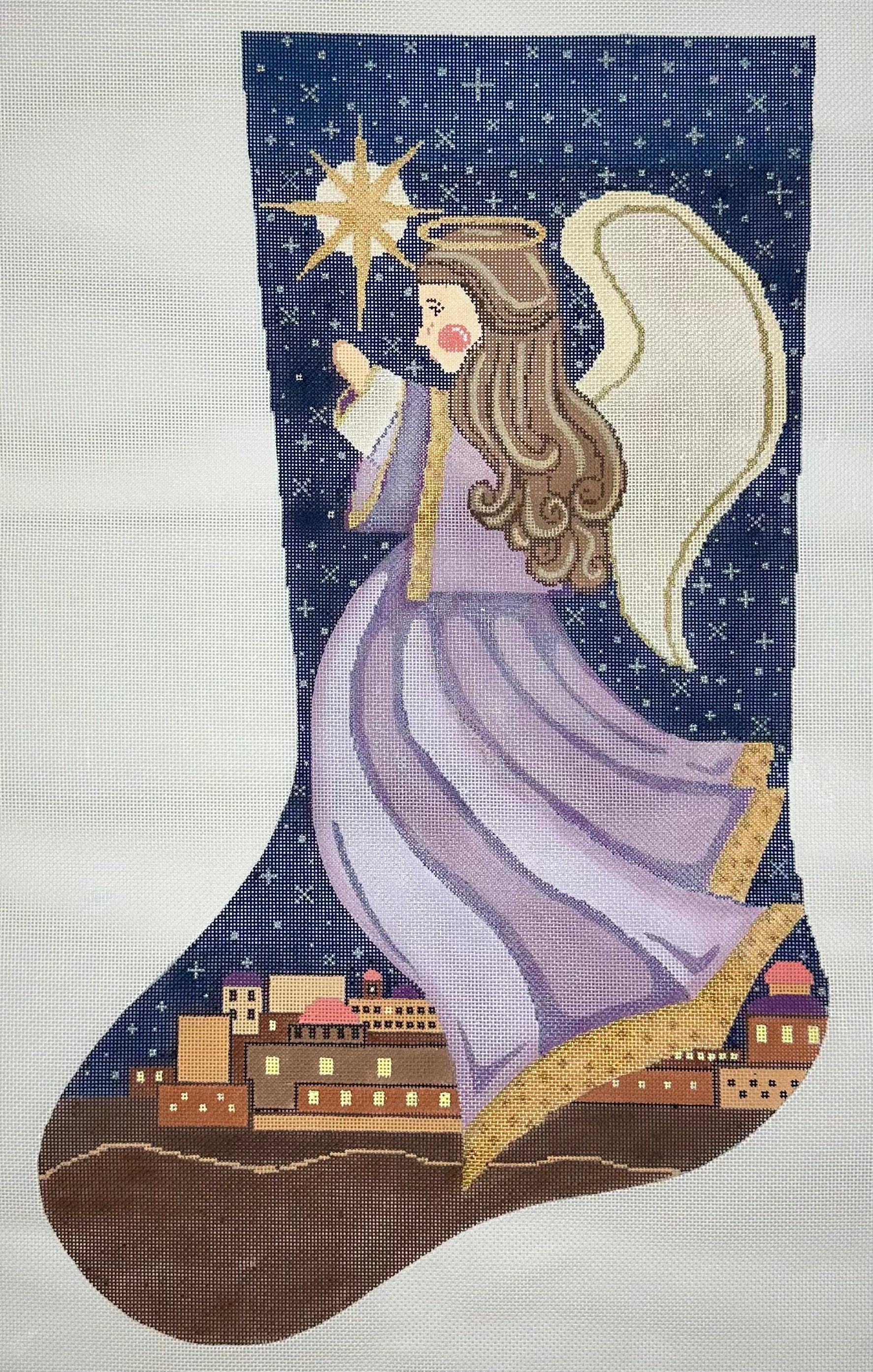 Angel of Bethlehem Stocking