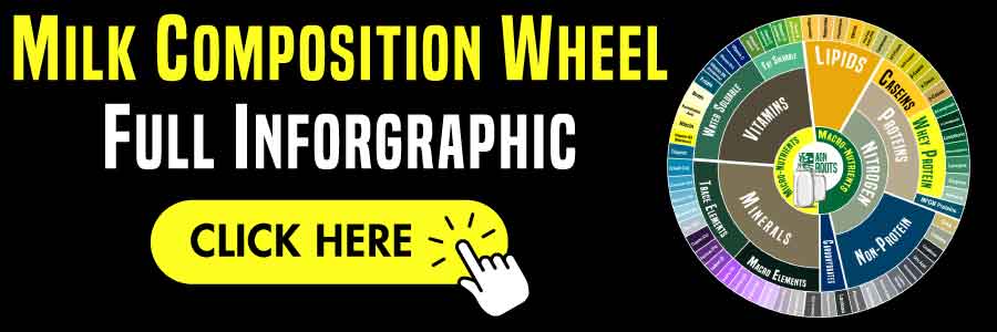 Whey Protein Fractions Within A Milk Composition Wheel - AGN Roots Grass-Fed Whey