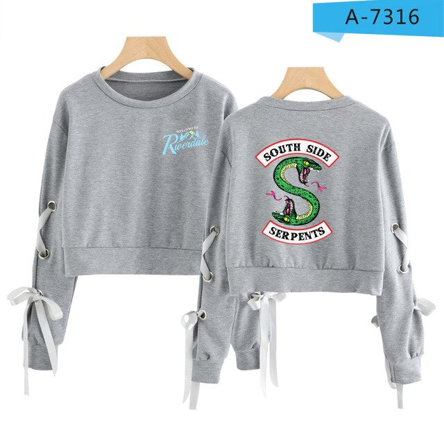 riverdale crop top hoodie